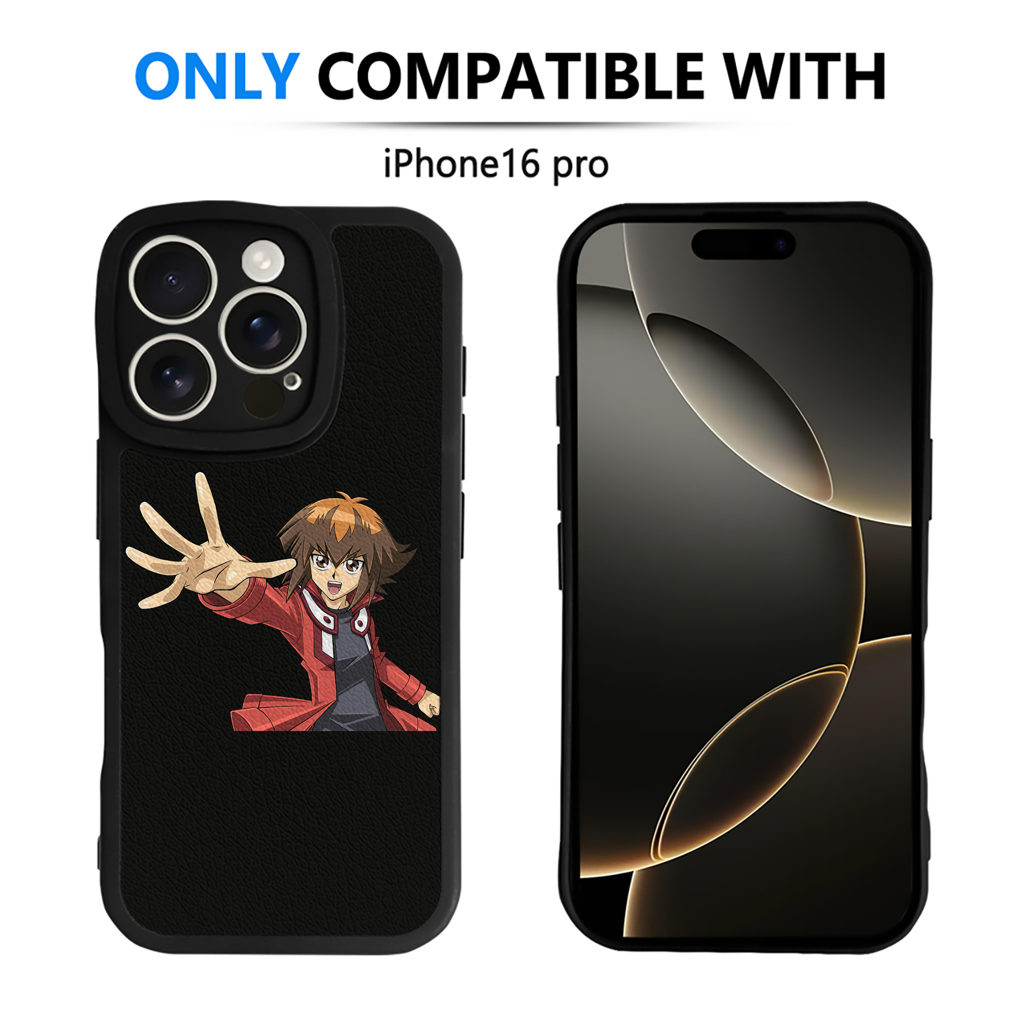 遊☆戯☆王 Yu-Gi-Oh! 【iPhone 16シリーズ対応】シリコンスマホケース（レザー調） 材質：シリコン